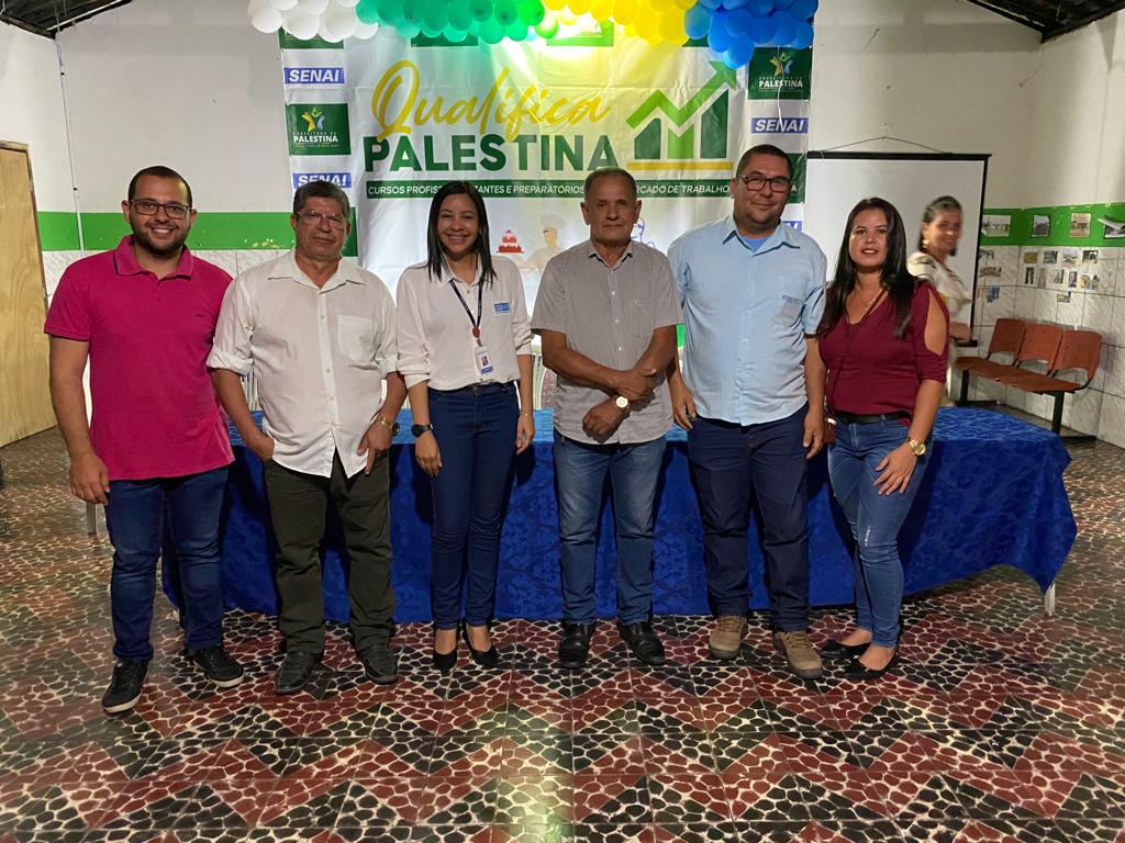 Prefeitura de Palestina realiza encerramento da primeira edição do Programa Qualifica Palestina e forma mais de 150 jovens em cursos profissionalizantes do SENAI